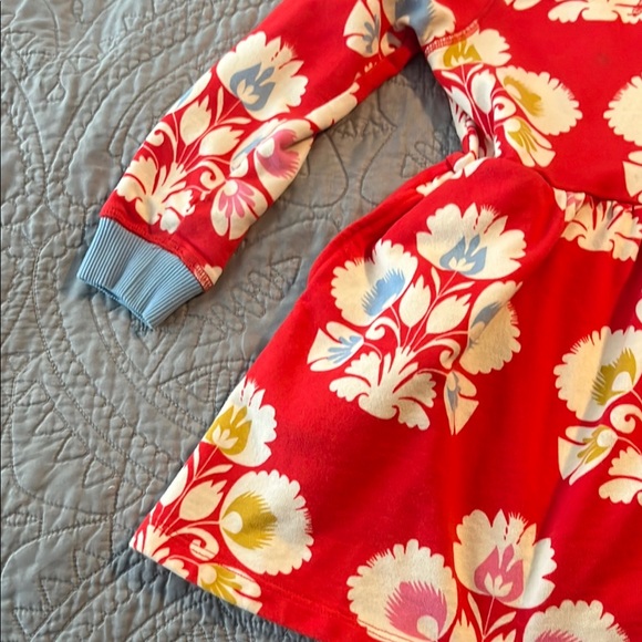 Mini Boden Red Long Sleeve Dress - Picture 3 of 6